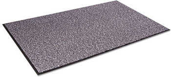 Crown Cordless Stat-Zap® Carpet Top Mat,  Polypropylene, 36 x 60, Pewter