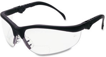 Crews® Klondike® Magnifier Safety Glasses,  1.5 Magnifier, Clear Lens