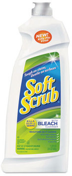 Soft Scrub® Antibacterial with Bleach,  24oz Bottle, 9/Carton