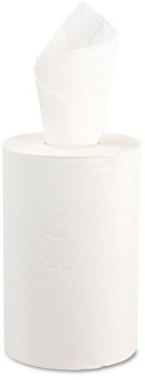 Windsoft® Nonperforated Roll Towels,  8 x 350ft, Bleached White, 12 Rolls/Carton