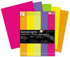 A Picture of product WAU-21004 Neenah Paper Astrobrights® Colored Card Stock,  65 lb., 8-1/2 x 11, Assorted, 250 Sheets