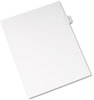 A Picture of product AVE-01383 Avery® Legal Index Divider, Exhibit Alpha Letter, Avery® Style,  Exhibit M, Letter, White, 25/Pack