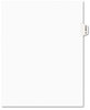 A Picture of product AVE-01383 Avery® Legal Index Divider, Exhibit Alpha Letter, Avery® Style,  Exhibit M, Letter, White, 25/Pack