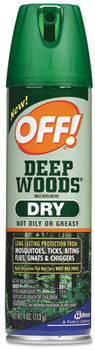 OFF!® Deep Woods® Aerosol Insect Repellent,  4oz, Aerosol, Neutral, 12/Carton