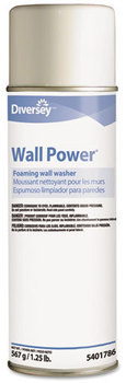 Diversey™ Wall Power® Foaming Wall Washer,  20 oz Can, 12/Carton