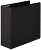 A Picture of product WLJ-38554B Wilson Jones® Heavy-Duty D-Ring View Binder with Extra-Durable Hinge,  4" Cap, Black