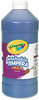 A Picture of product CYO-543132042 Crayola® Artista II® Washable Tempera Paint,  Blue, 32 oz