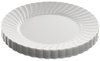 A Picture of product WNA-RSCW91512W WNA Classicware® Plastic Dinnerware,  9" Dia, White, 12/Pack