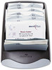 A Picture of product DBL-241301 Durable® VISIFIX® Desk Business Card File,  Graphite/Black