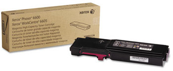 Xerox® 106R02225-106R02244 Toner 106R02226 High-Yield 6,000 Page-Yield, Magenta