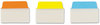 A Picture of product AVE-74772 Avery® Ultra Tabs™ Repositionable Tabs,  2 x 1 1/2, Primary:Blue, Orange, Yellow, 24/Pack