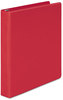 A Picture of product WLJ-36834NR Wilson Jones® 368 Basic Round Ring Binder,  1 1/2" Cap, Red