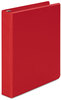 A Picture of product WLJ-36834NR Wilson Jones® 368 Basic Round Ring Binder,  1 1/2" Cap, Red