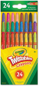Crayola® Twistables® Mini Crayons,  24 Colors/Pack
