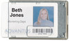 A Picture of product AVT-76416 Advantus® Rigid Two-Badge Blocking Smart Card Holder,  3 3/8 x 2 1/8, Clear, 20 per Pack