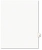 A Picture of product AVE-01420 Avery® Preprinted Style Legal Dividers Exhibit Side Tab Index 26-Tab, T, 11 x 8.5, White, 25/Pack, (1420)