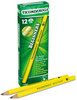 A Picture of product DIX-13080 Dixon® Ticonderoga® Beginners® Woodcase Pencil with Microban®,  #2, Yellow, Dozen