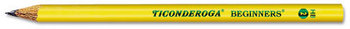 Dixon® Ticonderoga® Beginners® Woodcase Pencil with Microban®,  #2, Yellow, Dozen