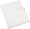 A Picture of product AVE-01416 Avery® Preprinted Style Legal Dividers Exhibit Side Tab Index 26-Tab, P, 11 x 8.5, White, 25/Pack, (1416)