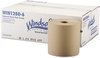 A Picture of product WIN-12806 Windsoft® Nonperforated Roll Towels,  8" x 800ft, Brown, 6 Rolls/Carton