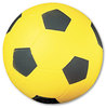 A Picture of product CSI-SFC Champion Sports Coated Foam Sport Ball,  For Soccer, Playground Size, Yellow