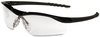 A Picture of product CRW-DL110 Crews® Dallas™ DL1 Series Safety Glasses. Black Frame with Clear Lens.