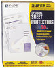 A Picture of product CLI-61008 C-Line® Polypropylene Sheet Protector,  Non-Glare, 2", 11 x 8 1/2, 50/BX