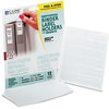 A Picture of product CLI-70023 C-Line® Self-Adhesive Binder Label Holders,  Top Load, 1-3/4 x 2-3/4, Clear, 12/Pack