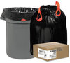 A Picture of product WBI-1DTL150 Draw 'n Tie® Heavy-Duty Trash Bags,  33gal, 1.2mil, 38 x 33 1/2, Black, 150/Box