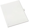 A Picture of product AVE-01414 Avery® Preprinted Style Legal Dividers Exhibit Side Tab Index 26-Tab, N, 11 x 8.5, White, 25/Pack, (1414)