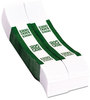 A Picture of product CTX-400200 Coin-Tainer® Currency Straps,  Green, $200 in Dollar Bills, 1000 Bands/Pack