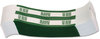 A Picture of product CTX-400200 Coin-Tainer® Currency Straps,  Green, $200 in Dollar Bills, 1000 Bands/Pack