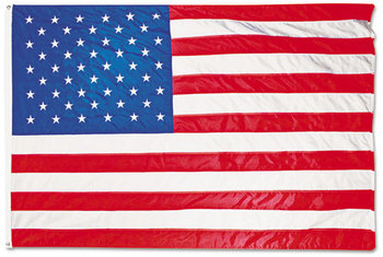 Advantus® Outdoor U.S. Flag,  Heavyweight Nylon, 4 ft x 6 ft
