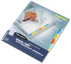 A Picture of product WLJ-55067 Wilson Jones® View-Tab® Transparent Index Dividers,  8-Tab, Rectangle, Letter, Assorted