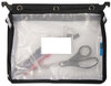 A Picture of product AVT-50904 Advantus® Expanding Zipper Pouch,  13 x 9 1/4, Clear/Black