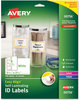 A Picture of product AVE-00756 Avery® Easy Align™ Self-Laminating ID Labels,  Laser/Inkjet, 2 15/16 x 3 5/16, White, 100
