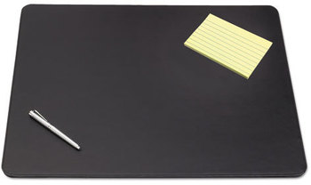 Artistic® Sagamore Desk Pad,  38 x 24, Black