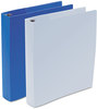 A Picture of product WLJ-40755 Wilson Jones® Translucent Flex Poly Round Ring Binder,  1" Cap, Clear