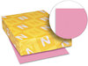 A Picture of product WAU-21031 Neenah Paper Astrobrights® Colored Paper,  24lb, 8-1/2 x 11, Pulsar Pink, 500 Sheets/Ream