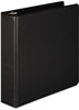 A Picture of product WLJ-38544B Wilson Jones® Heavy-Duty D-Ring View Binder with Extra-Durable Hinge,  2" Cap, Black