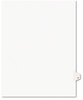 A Picture of product AVE-01422 Avery® Preprinted Style Legal Dividers Exhibit Side Tab Index 26-Tab, V, 11 x 8.5, White, 25/Pack, (1422)