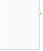 A Picture of product AVE-11916 Avery® Preprinted Legal Exhibit Index Tab Dividers with Black and White Tabs Side Style, 10-Tab, 6, 11 x 8.5, 25/Pack