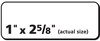 A Picture of product AVE-45160 Avery® White Address Labels with Sure Feed® Technology for Laser Printers w/ 1 x 2.63, 30/Sheet, 250 Sheets/Box