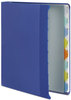 A Picture of product WLJ-55096 Wilson Jones® View-Tab® Presentation Round Ring View Binder With Tabs,  1" Cap, Blue