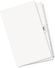 A Picture of product AVE-11371 Avery® Preprinted Style Legal Dividers Exhibit Side Tab Index 26-Tab, 1 to 25, 14 x 8.5, White, Set