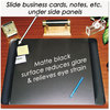 A Picture of product AOP-413841 Artistic® Executive Desk Pad with Microban®,  24 x 19, Black
