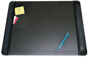 Artistic® Executive Desk Pad with Microban®,  24 x 19, Black