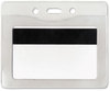 A Picture of product AVT-75411 Advantus® Security ID Badge Holders,  Horizontal, 3 7/8w x 2 5/8h, Clear, 50/Box