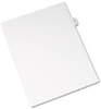 A Picture of product AVE-01373 Avery® Legal Index Divider, Exhibit Alpha Letter, Style Avery-Style Preprinted Side Tab 26-Tab, C, 11 x 8.5, White, 25/Pack, (1373)