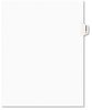 A Picture of product AVE-01373 Avery® Legal Index Divider, Exhibit Alpha Letter, Style Avery-Style Preprinted Side Tab 26-Tab, C, 11 x 8.5, White, 25/Pack, (1373)